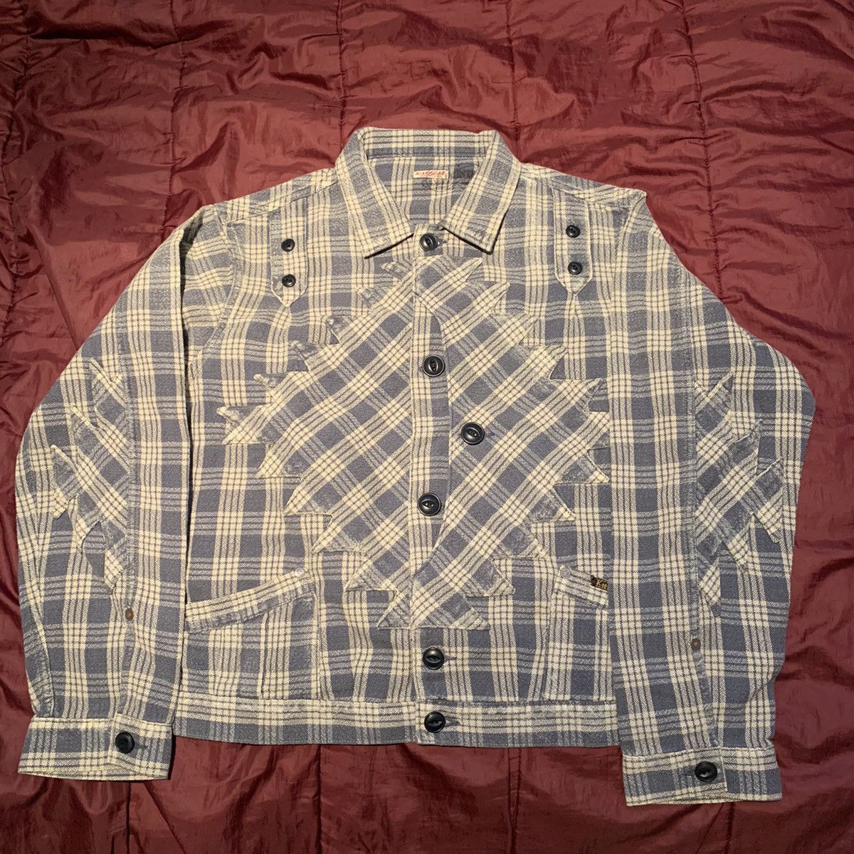 Kapital 12oz Denim Santo Domingo Thunderbird Jacket (Processed)