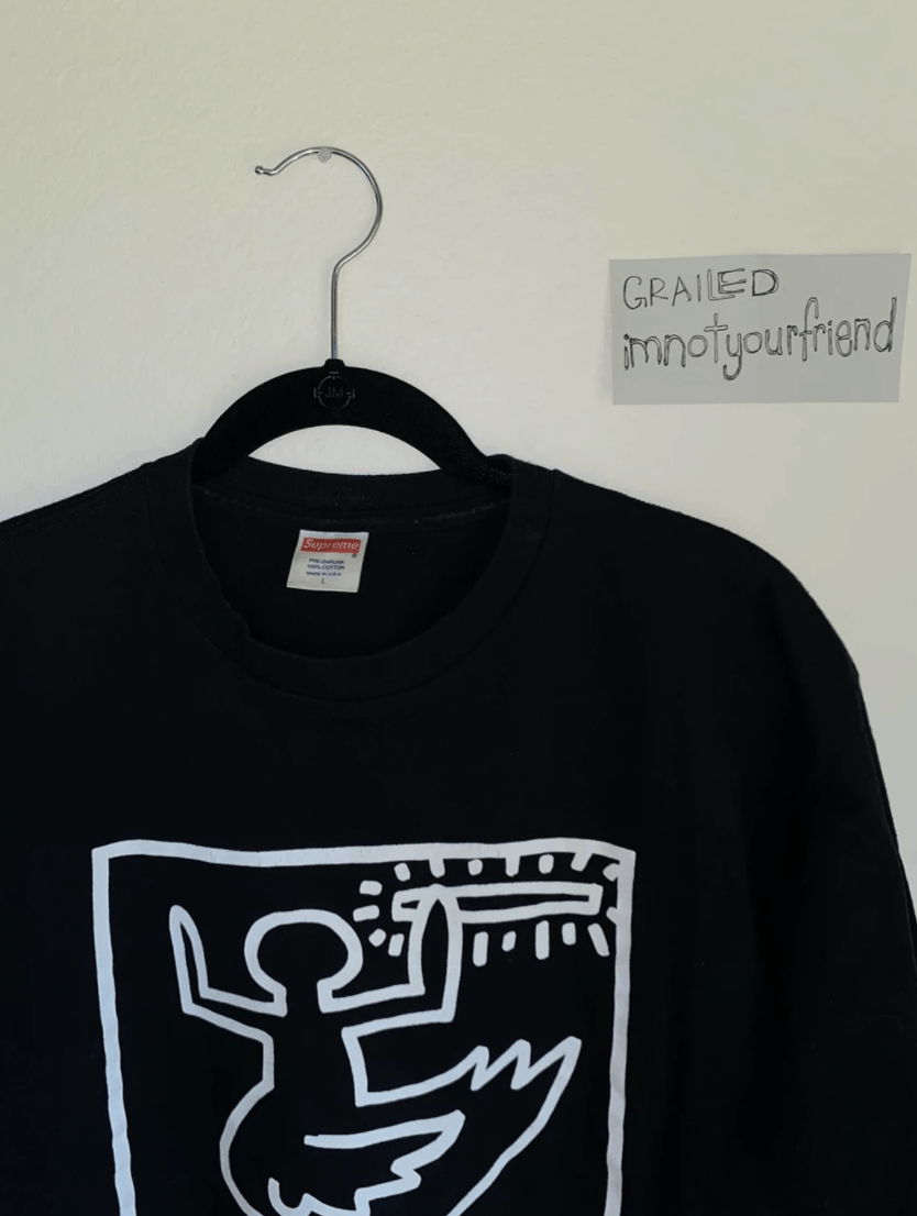Supreme S/S 09 Keith Haring/Malcolm McLaren “Duck Rock” Tee