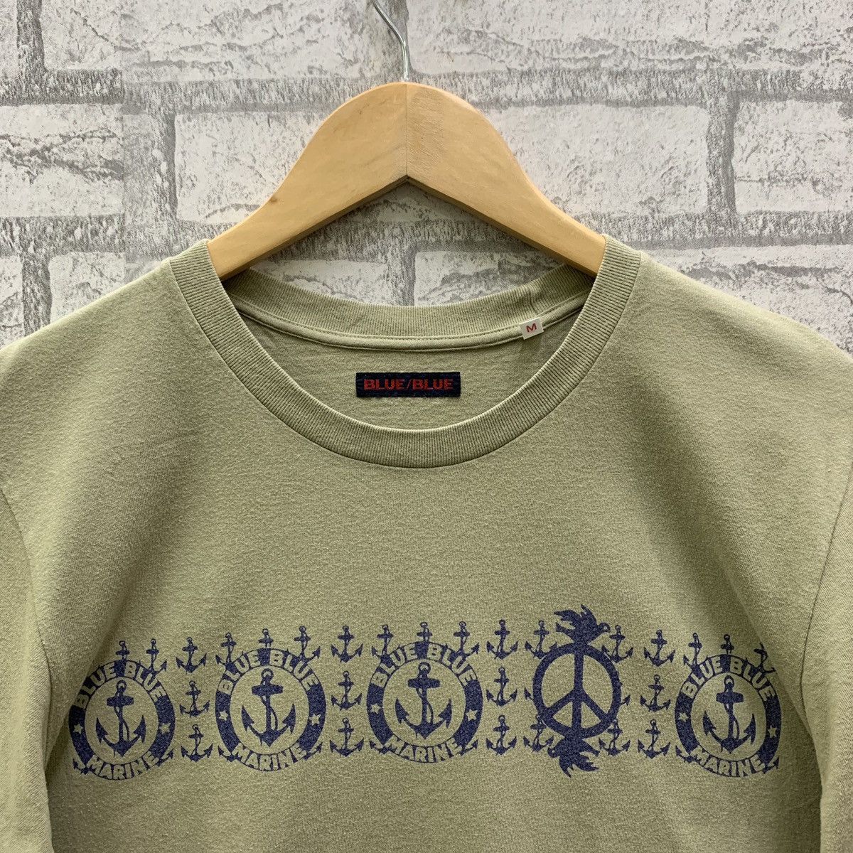 Blue Blue Japan × Japanese Brand × Vintage Vintage Blue Blue Japanese Brand T-shirts Size US S / EU 44-46 / 1 - 3 Thumbnail