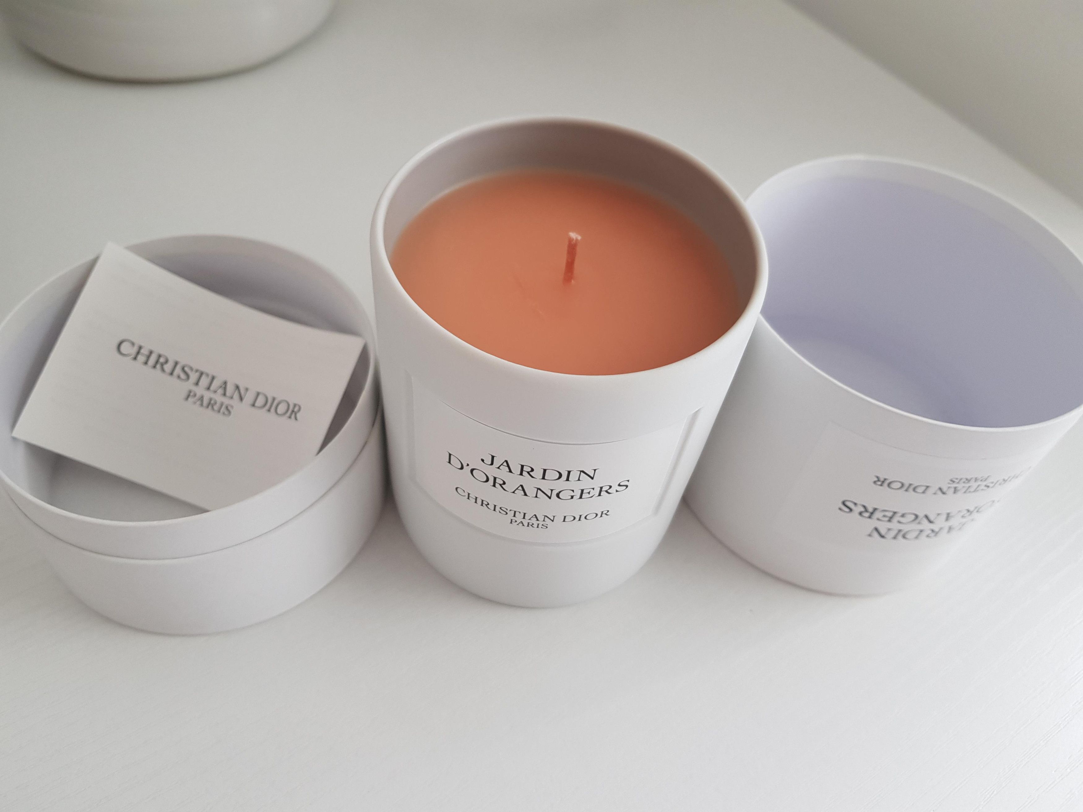 image of Christian Dior "jardin D'orangers" Scented Candle in White, Women's