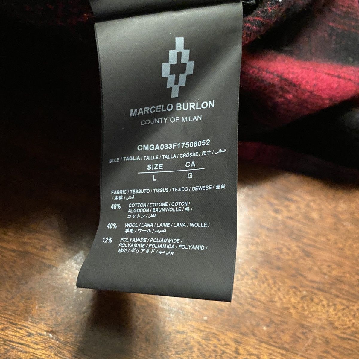 Marcelo Burlon NWOT Marcelo Burlon County of Milan Flannel Shirt W/Eagle Size US L / EU 52-54 / 3 - 3 Thumbnail