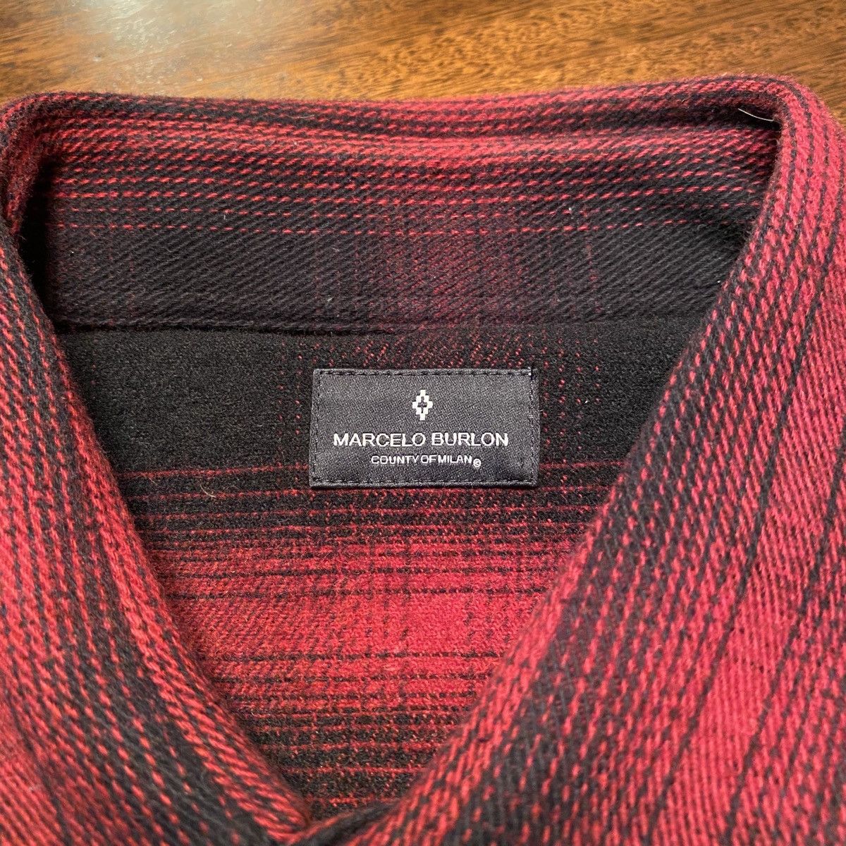 Marcelo Burlon NWOT Marcelo Burlon County of Milan Flannel Shirt W/Eagle Size US L / EU 52-54 / 3 - 4 Thumbnail