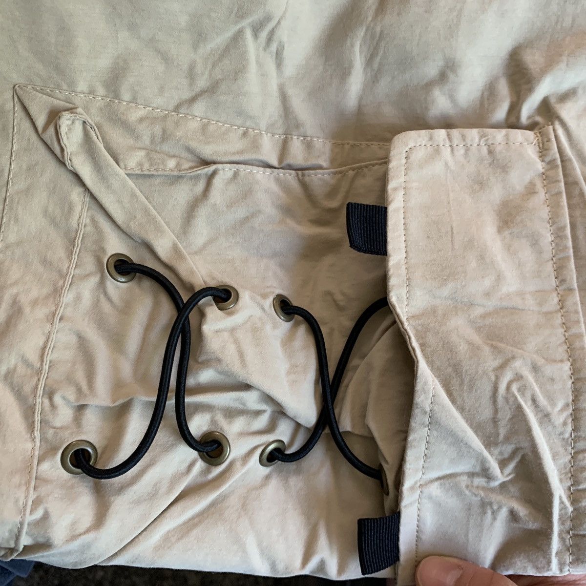 Vintage Cargo 10 Pocket Track Pants Cream 32 Size US 32 / EU 48 - 9 Thumbnail
