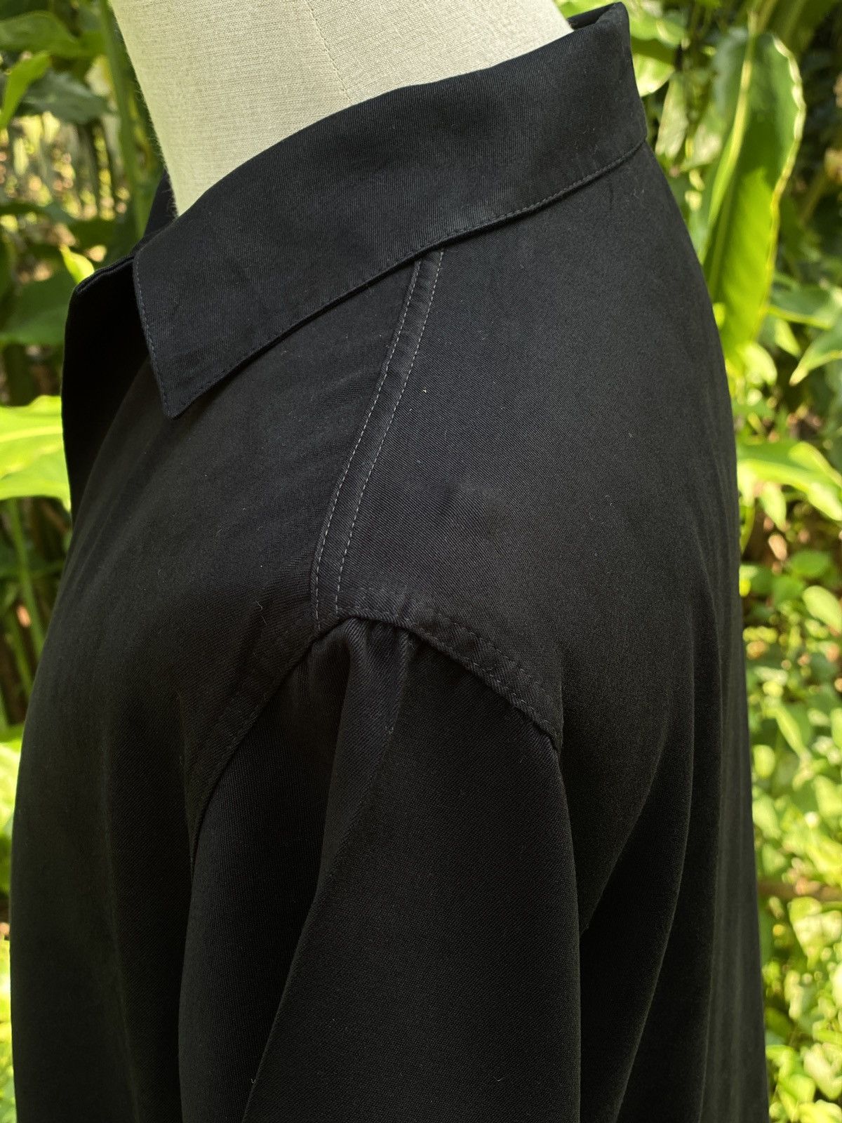 Solid VISCOSE RAYON black pullover shirt by A.P.C.