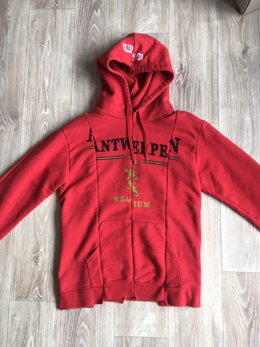 Vetements hot sale split hoodie