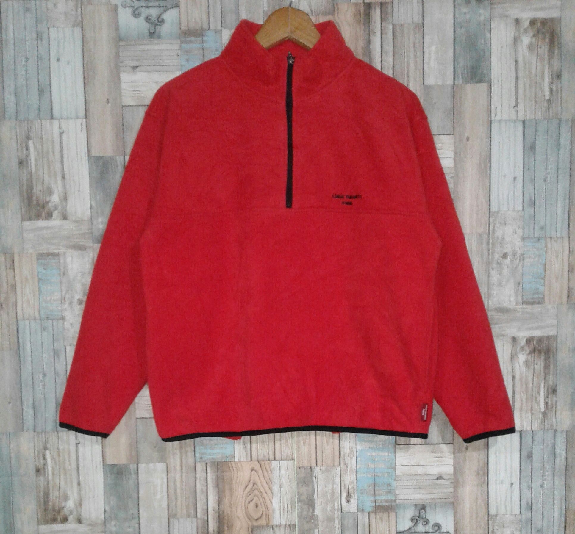 Vintage KANSAI YAMAMOTO Homme Small Logo Embroidery Fleece