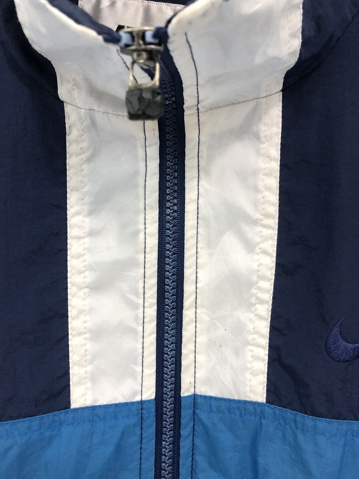 Vintage 90's NIKE Zipper Swoohs Big Logo