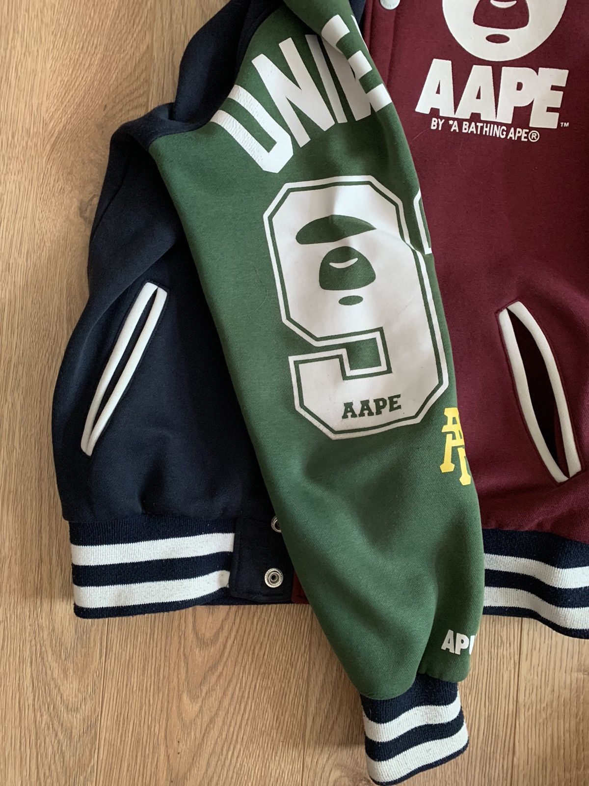Aape Aape hoodie varsity bts Grailed