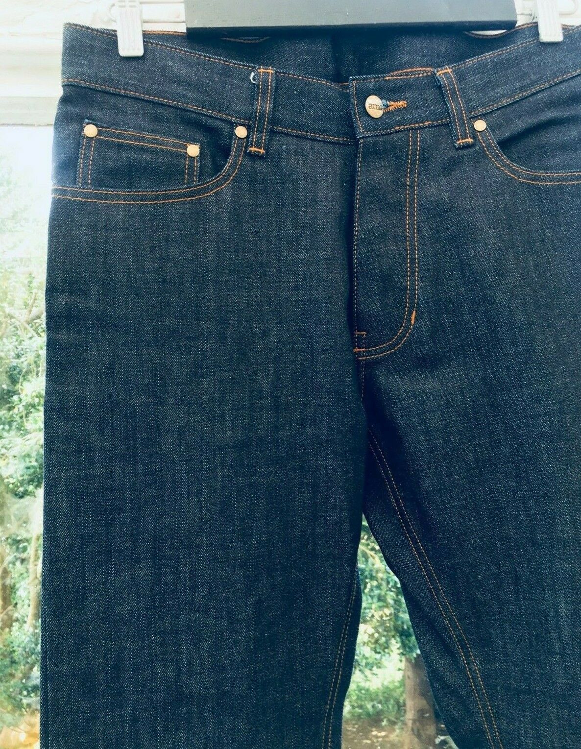 AMI AMI Mattiussi Selvedge Denim Indigo Jeans NEW RRP $300 Size US 30 / EU 46 - 3 Thumbnail