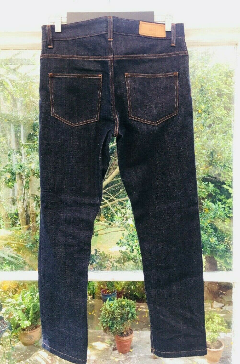 AMI AMI Mattiussi Selvedge Denim Indigo Jeans NEW RRP $300 Size US 30 / EU 46 - 5 Thumbnail