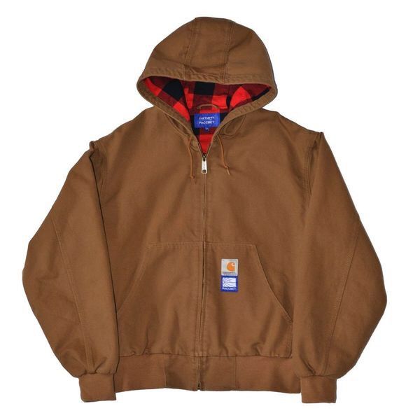 Gosha Rubchinskiy Gosha paccbet x Carhartt brown active hooded jacket |  Grailed