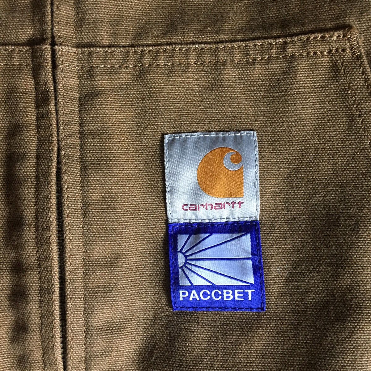 Gosha Rubchinskiy Gosha paccbet x Carhartt brown active hooded jacket |  Grailed