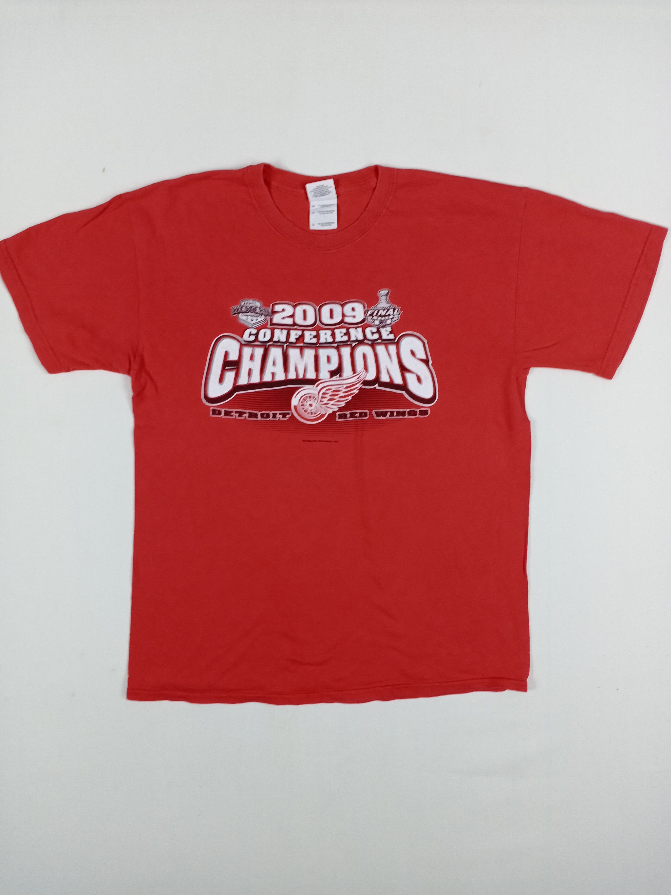 Vintage 2009 Conference Champions Detroit Red Wings T-Shirt