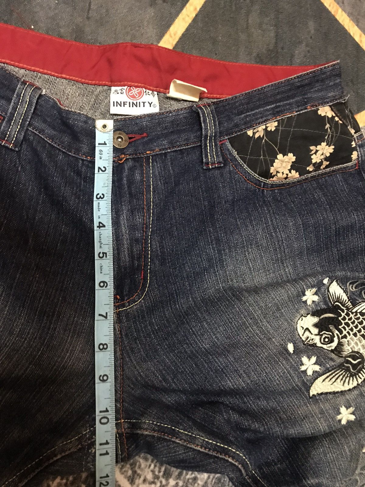 Hysteric Glamour Karakuri tamashi koi fish embroidery multi pocket logo fish Size US 38 / EU 54 - 9 Thumbnail