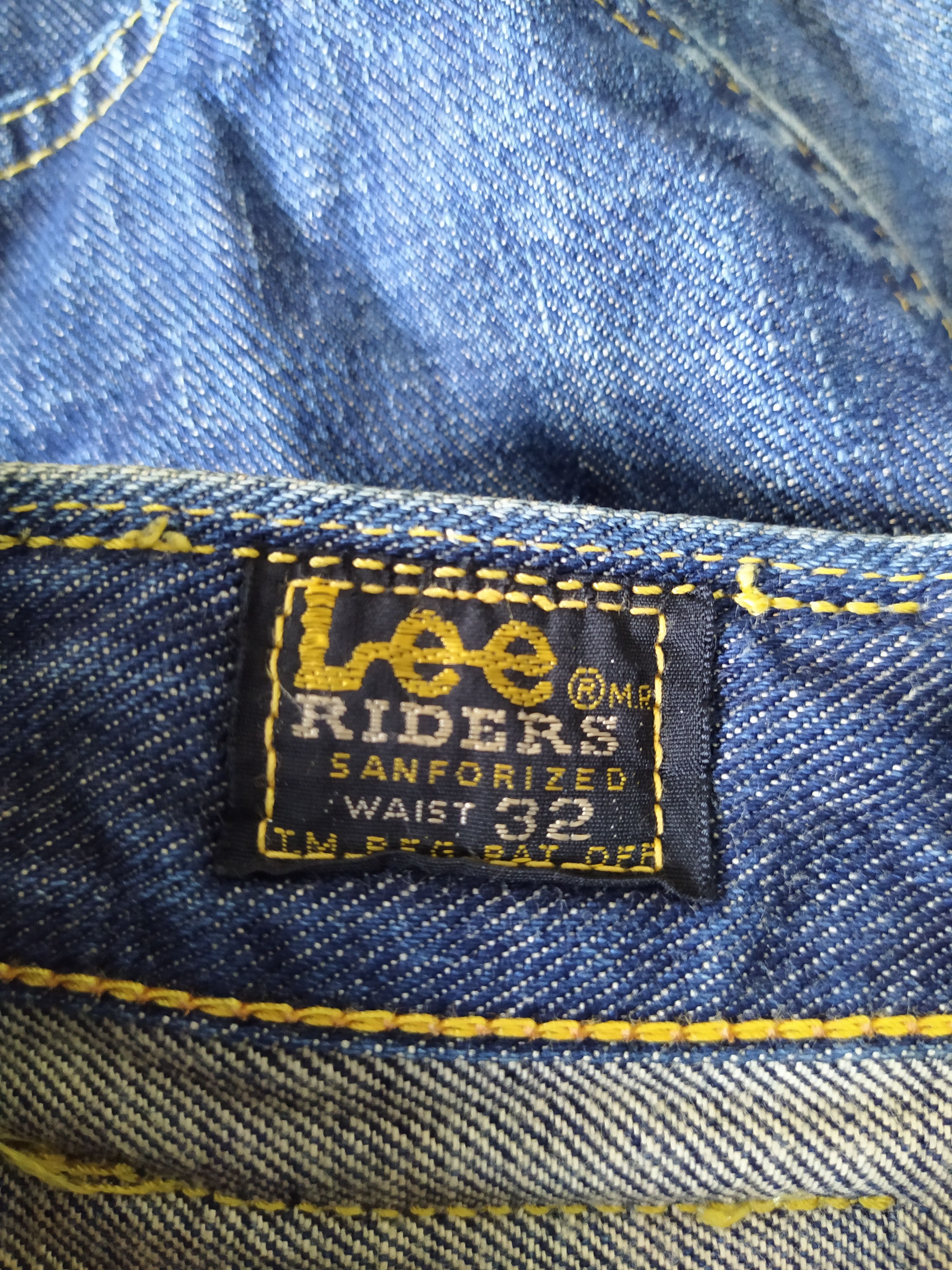 Lee VTG LEE RIDERS SELVEDGE DENIM (B275) Size US 32 / EU 48 - 11 Thumbnail