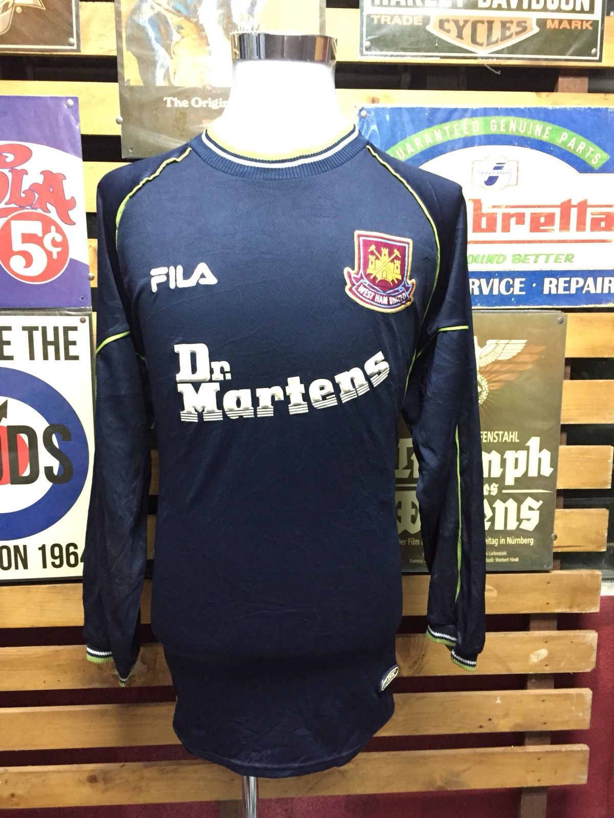 90's】dr.martens West Ham United XL ドクターマーチン fila