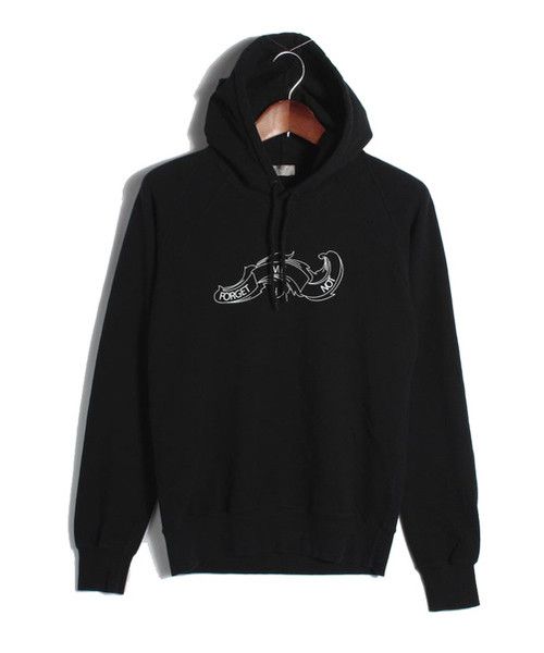 Dior Hoodie Black FORGET ME NOT Print | Grailed