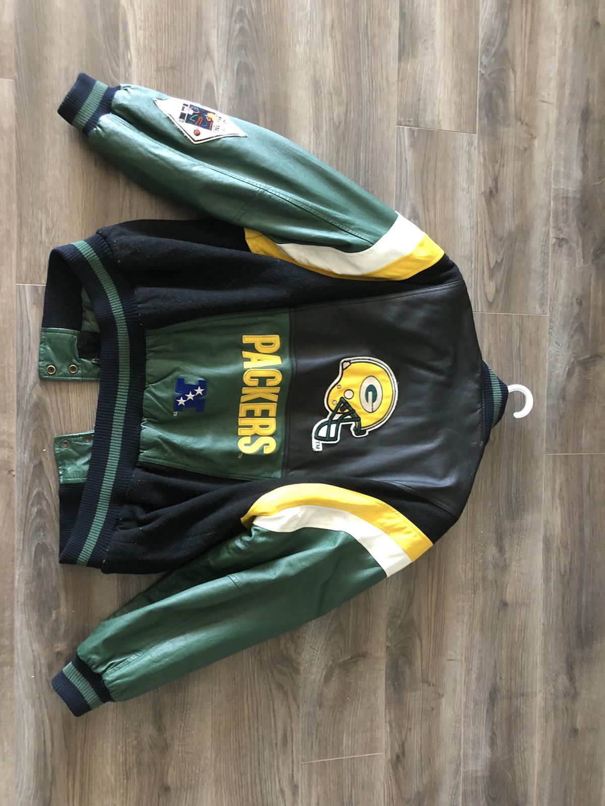 NFL GREEN BAY PACKERS 🏈 VARSITY JACKET Size US L / EU 52-54 / 3 - 1 Thumbnail