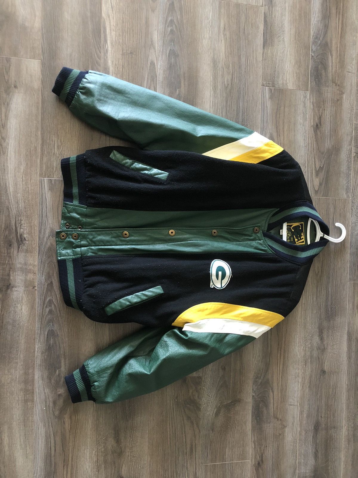 NFL GREEN BAY PACKERS 🏈 VARSITY JACKET Size US L / EU 52-54 / 3 - 2 Thumbnail