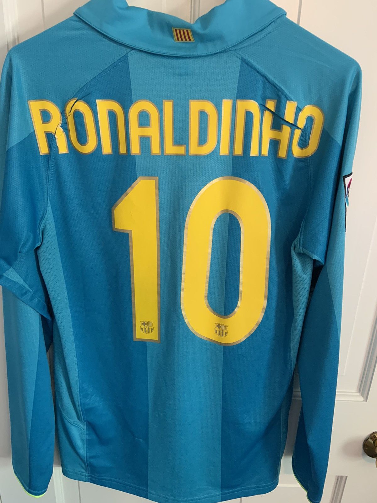 Nike Ronaldinho FC Barcelona ‘07-‘08 Authentic Away Jersey | Grailed