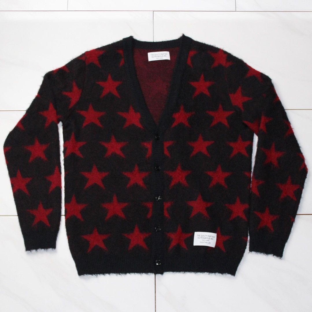 Wacko Maria Mohair Star Cardigan | Grailed