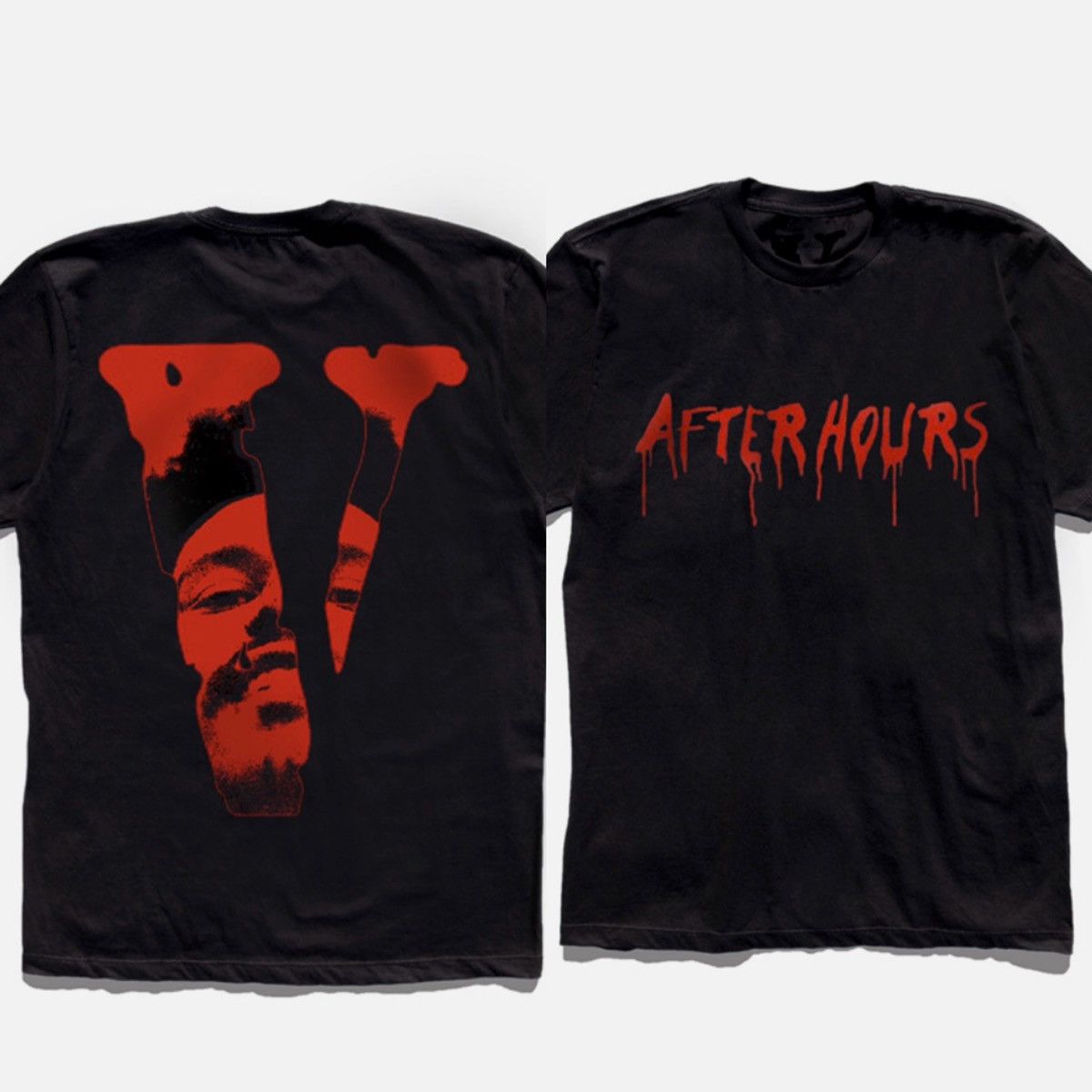 The Weeknd x Vlone After Hours Blood Drip Tee Black Men's - SS20 - US