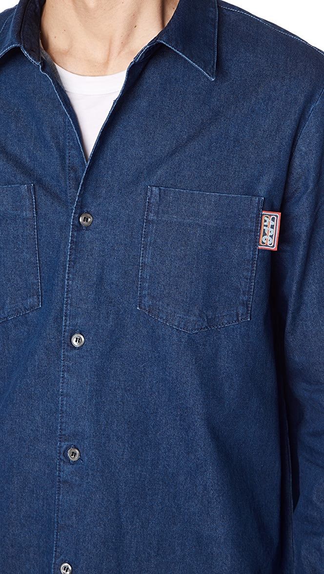 A.P.C. A.P.C. Surchemise Riga Shirt Size US S / EU 44-46 / 1 - 4 Thumbnail