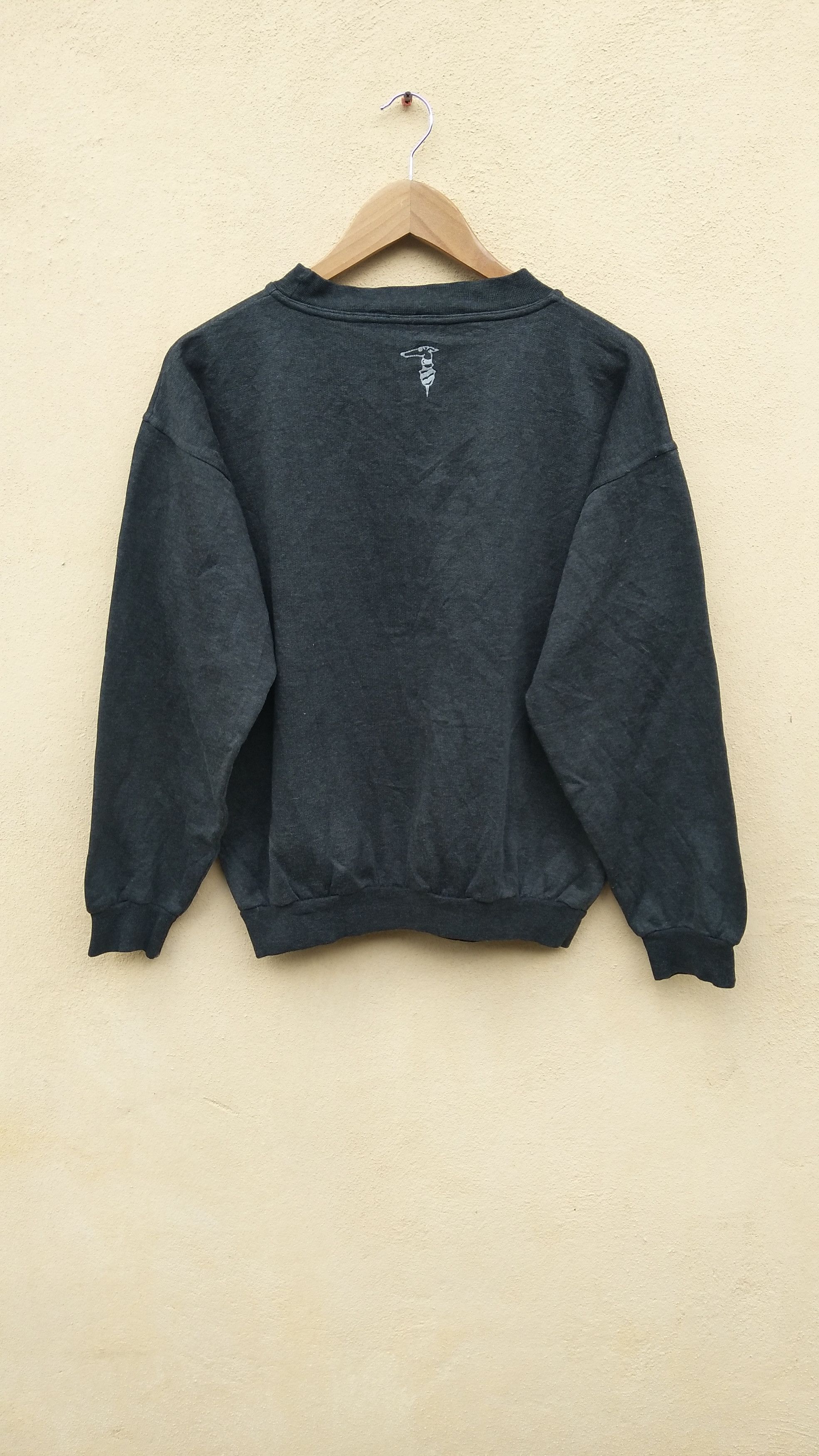 Trussardi Vintage TRUSSARDI sweatshirt big logo spell out Size US M / EU 48-50 / 2 - 2 Thumbnail