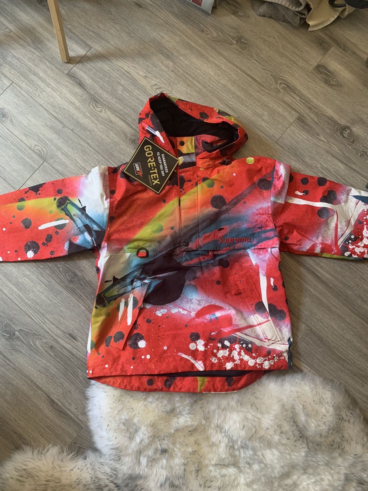 ジャケット・アウター Supreme GORE-TEX Anorak Rammellzee Red Spring/Summer 2020 Preview – Supreme