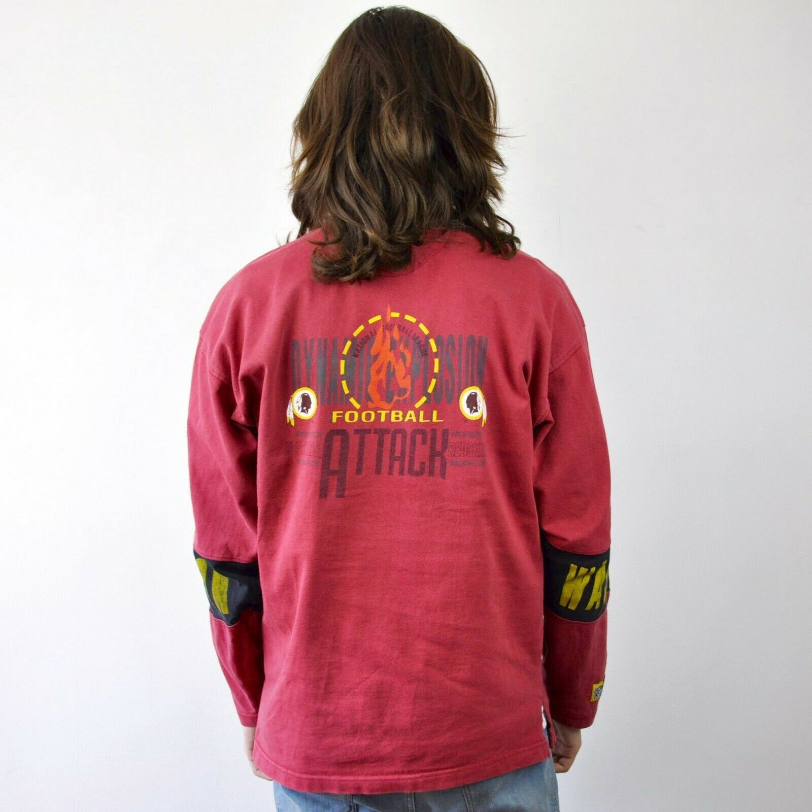 NFL WASHINGTON REDSKINS ATTACK Jumper Sweatshirt L Shirt NFL Size US M / EU 48-50 / 2 - 5 Thumbnail