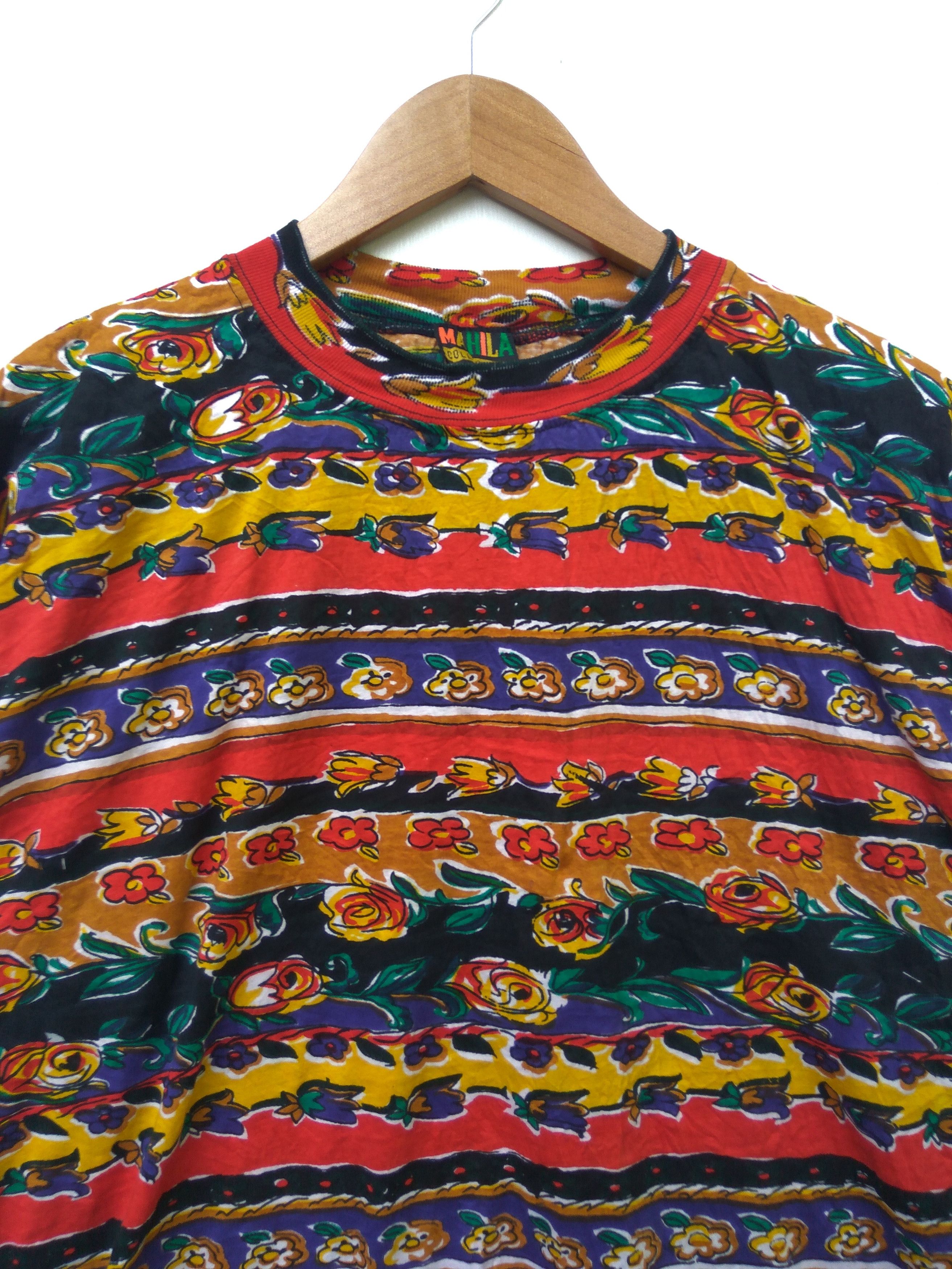 Japanese Brand Mahila Collections t shirt full print Hawaii oversized Size US L / EU 52-54 / 3 - 2 Thumbnail