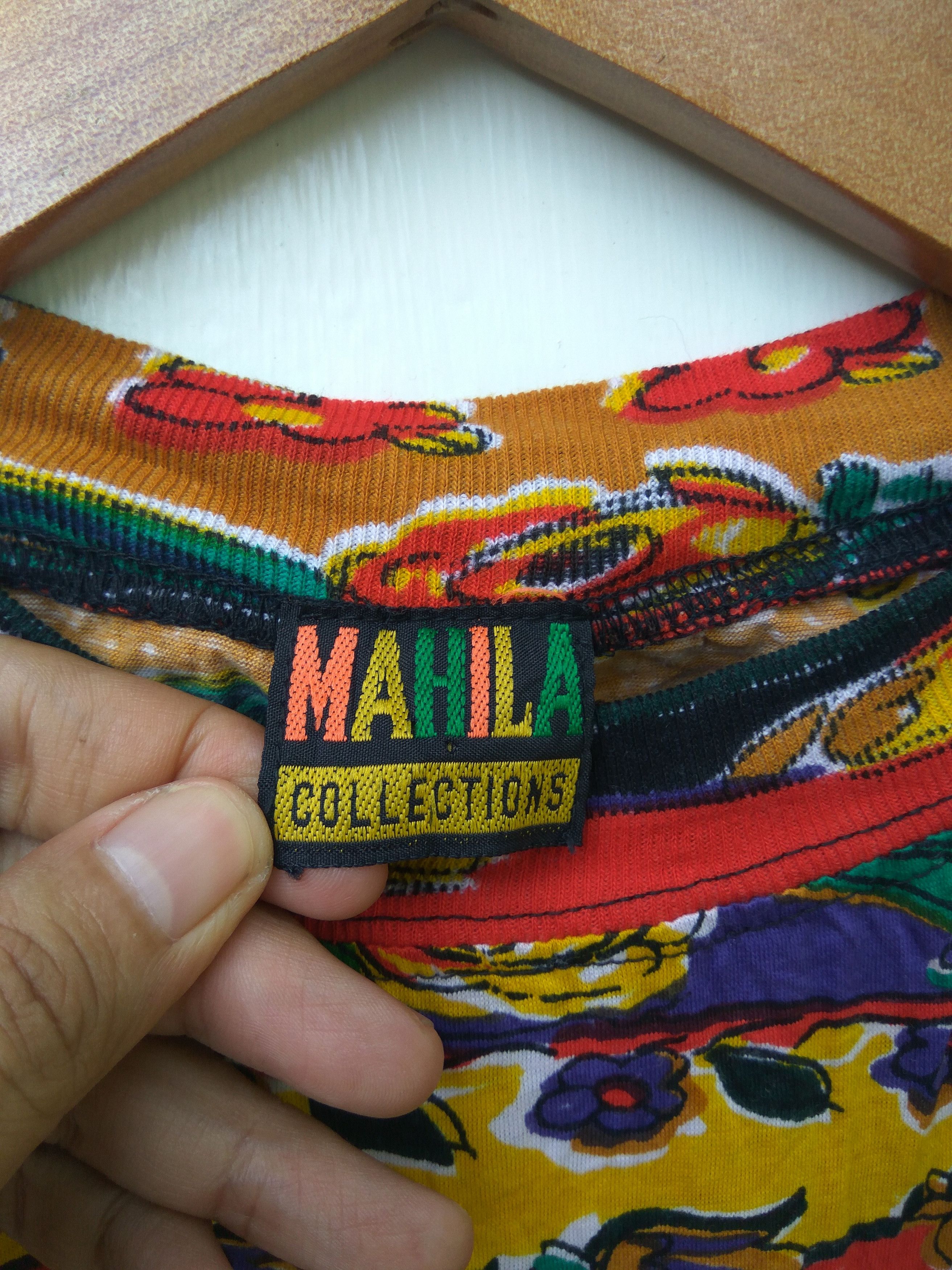 Japanese Brand Mahila Collections t shirt full print Hawaii oversized Size US L / EU 52-54 / 3 - 4 Thumbnail