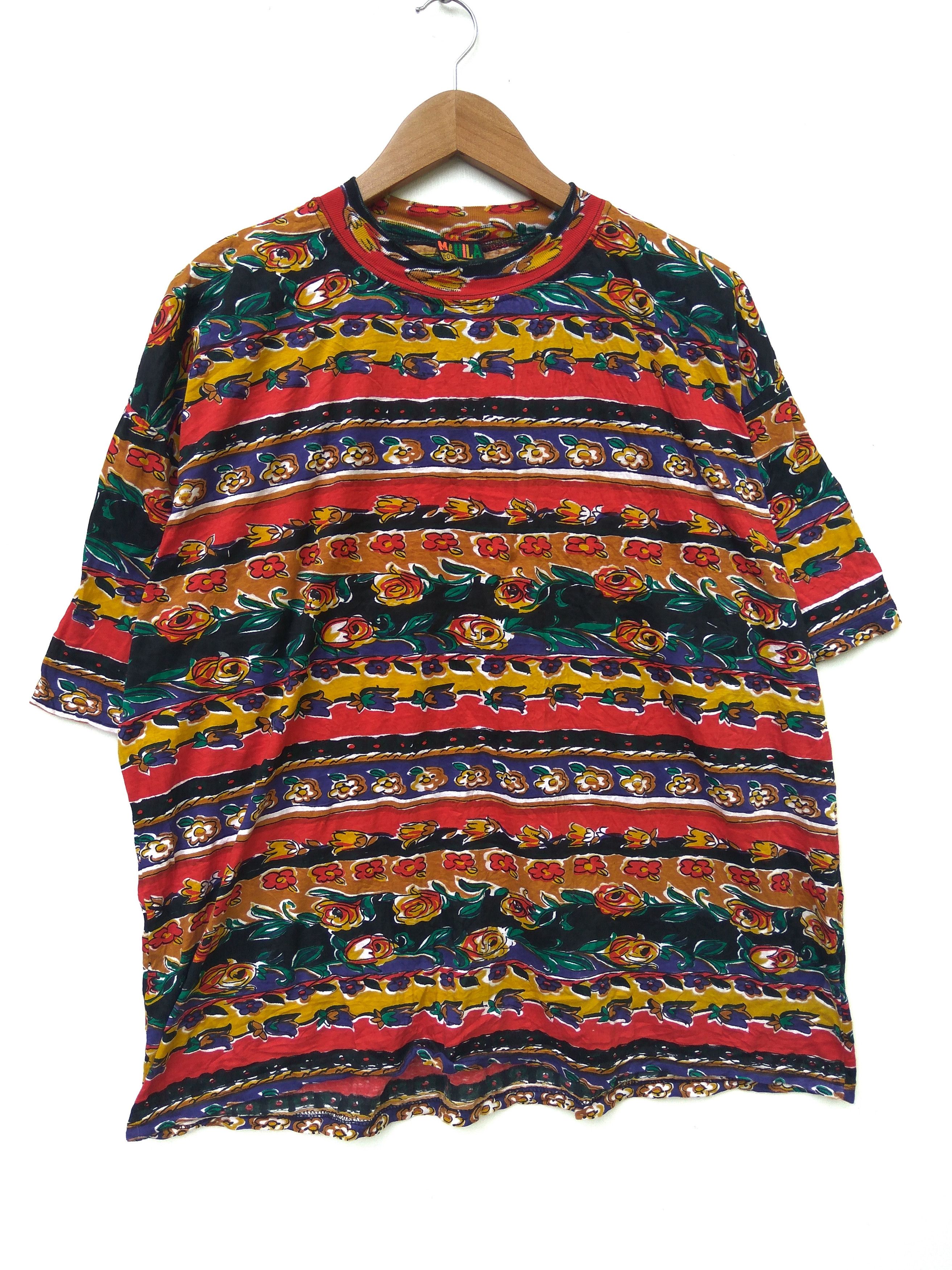 Mahila Collections t shirt full print Hawaii oversized