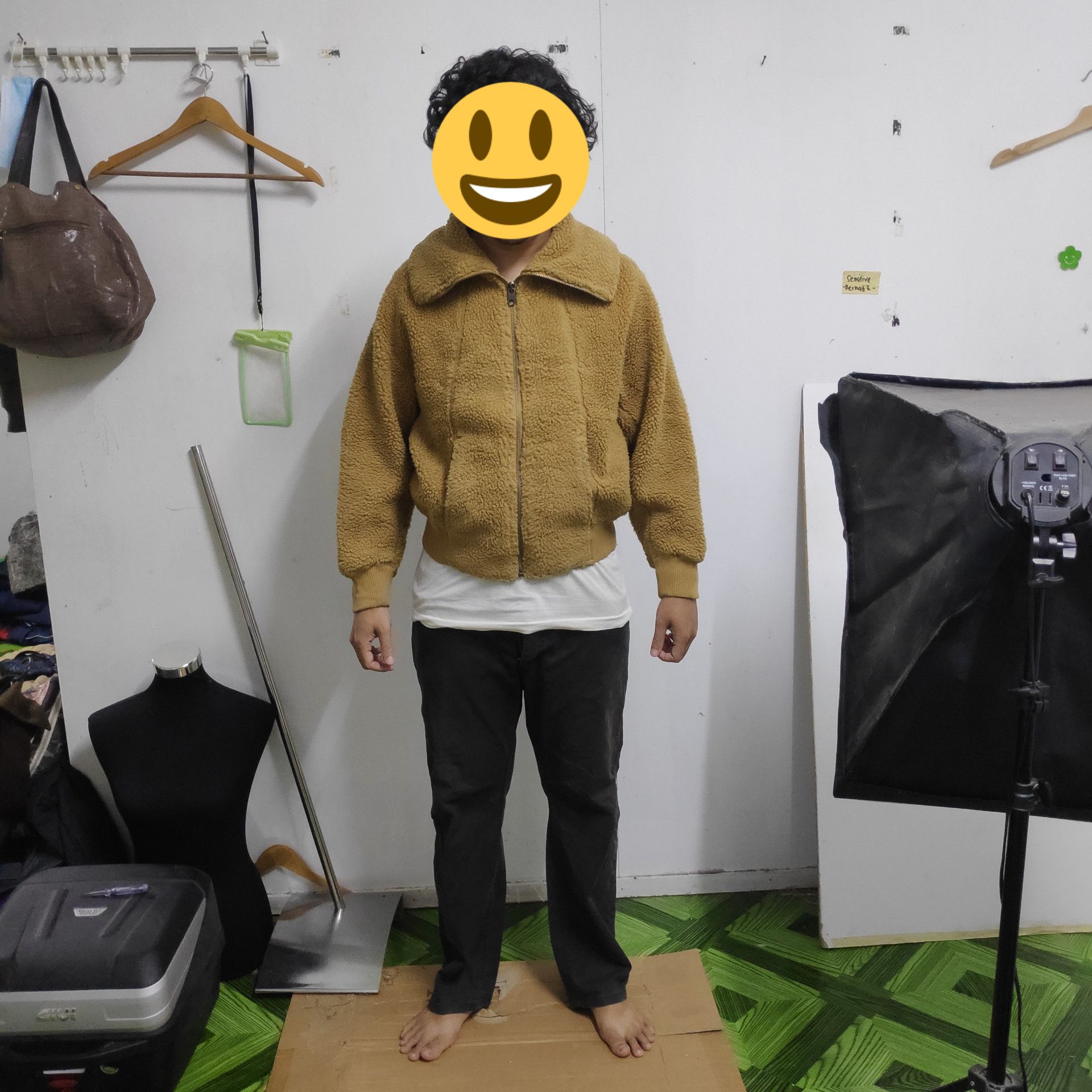 Japanese Brand × Uniqlo UNIQLO FLEECE SHERPA JACKET XL SIZE BROWN ZIPPER Size US XL / EU 56 / 4 - 7 Thumbnail