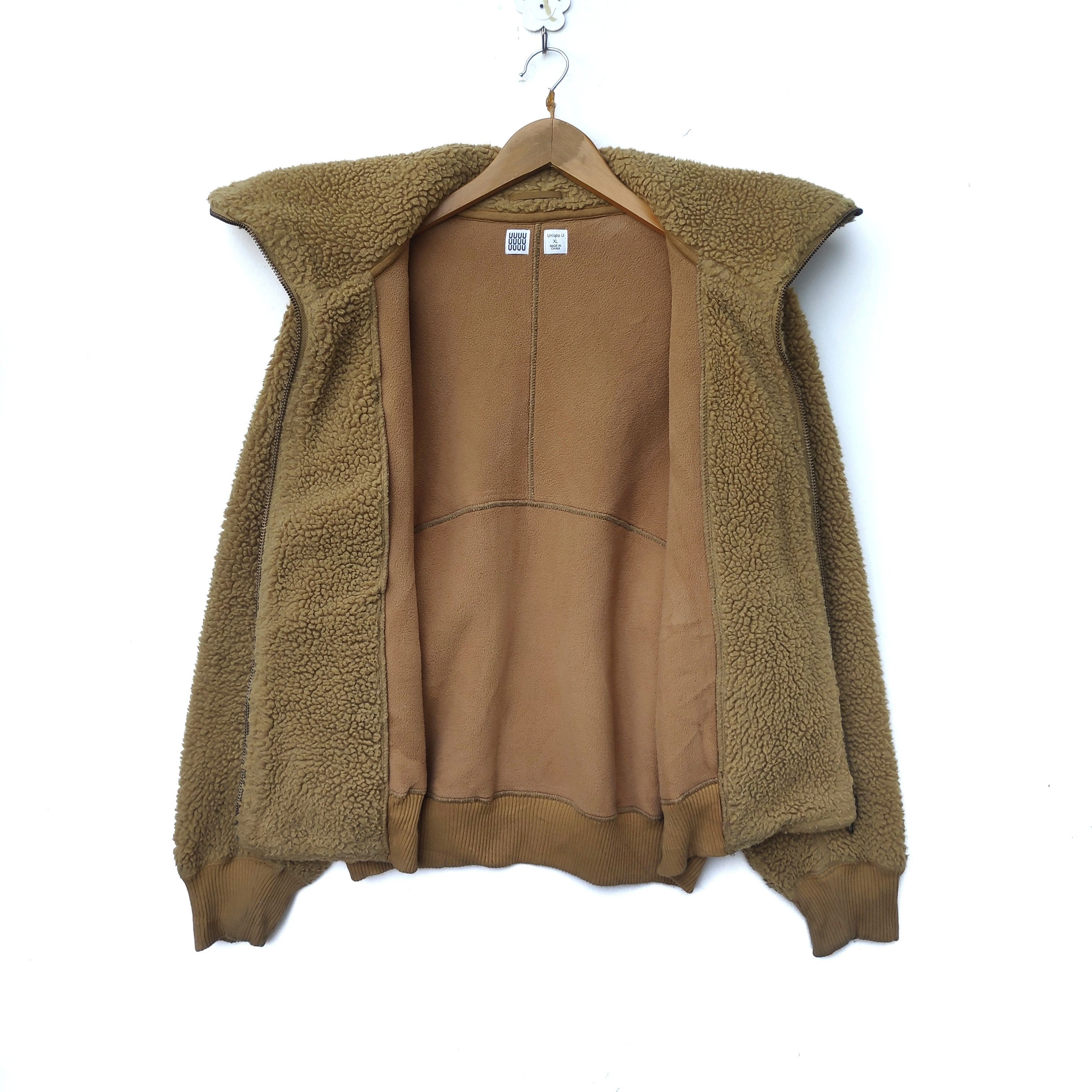 Japanese Brand × Uniqlo UNIQLO FLEECE SHERPA JACKET XL SIZE BROWN ZIPPER Size US XL / EU 56 / 4 - 2 Thumbnail