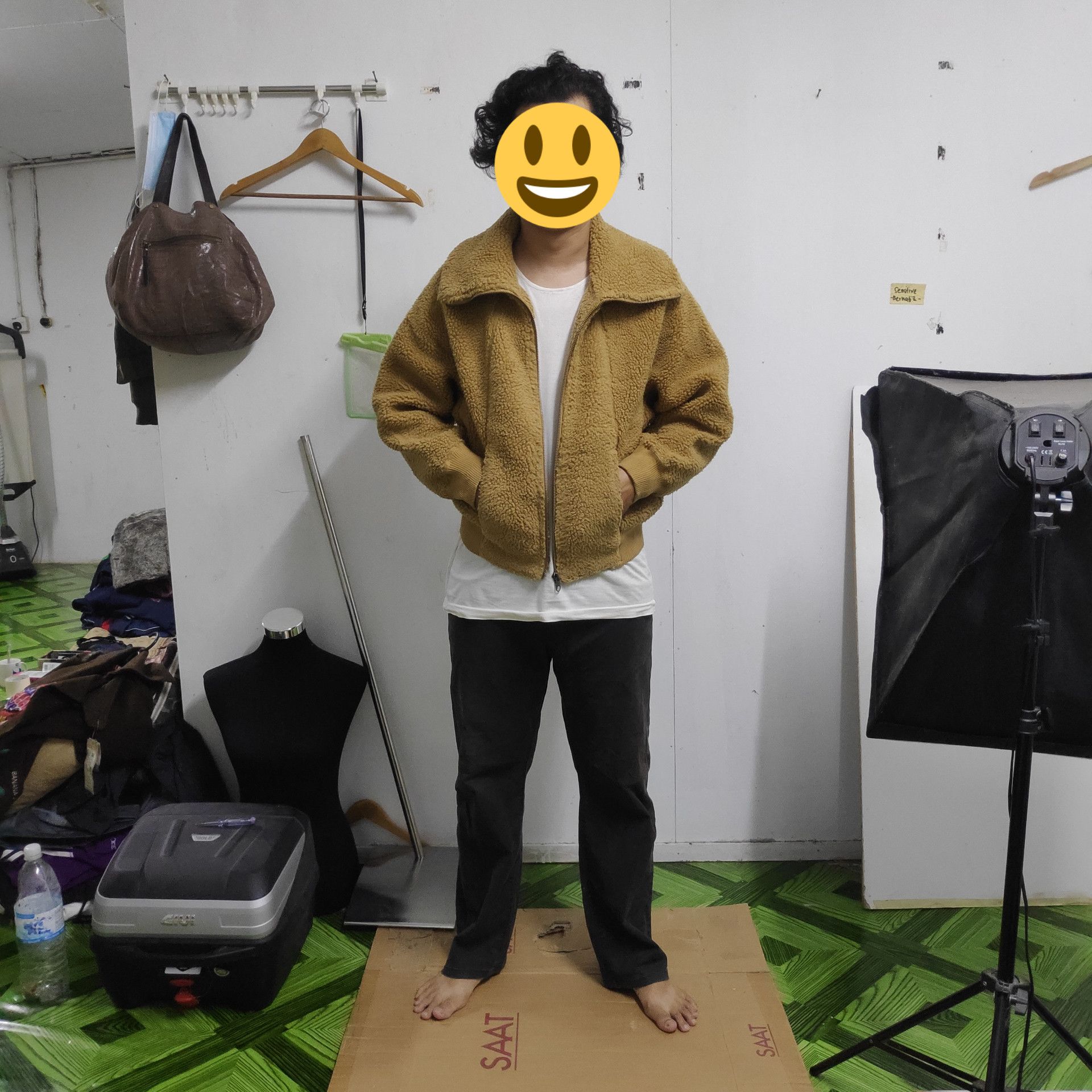 Japanese Brand × Uniqlo UNIQLO FLEECE SHERPA JACKET XL SIZE BROWN ZIPPER Size US XL / EU 56 / 4 - 9 Thumbnail