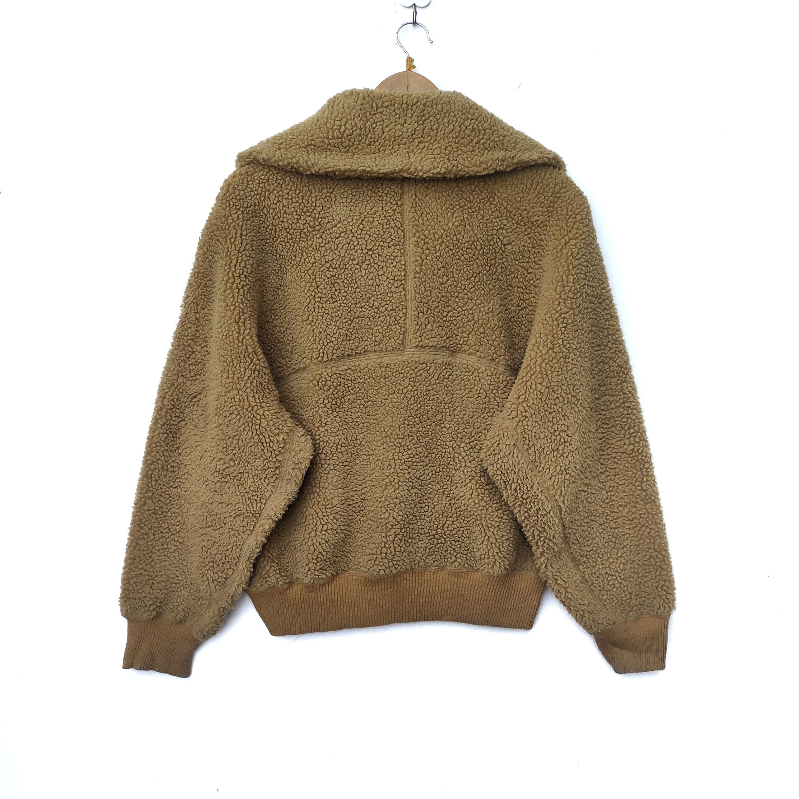 Japanese Brand × Uniqlo UNIQLO FLEECE SHERPA JACKET XL SIZE BROWN ZIPPER Size US XL / EU 56 / 4 - 3 Thumbnail
