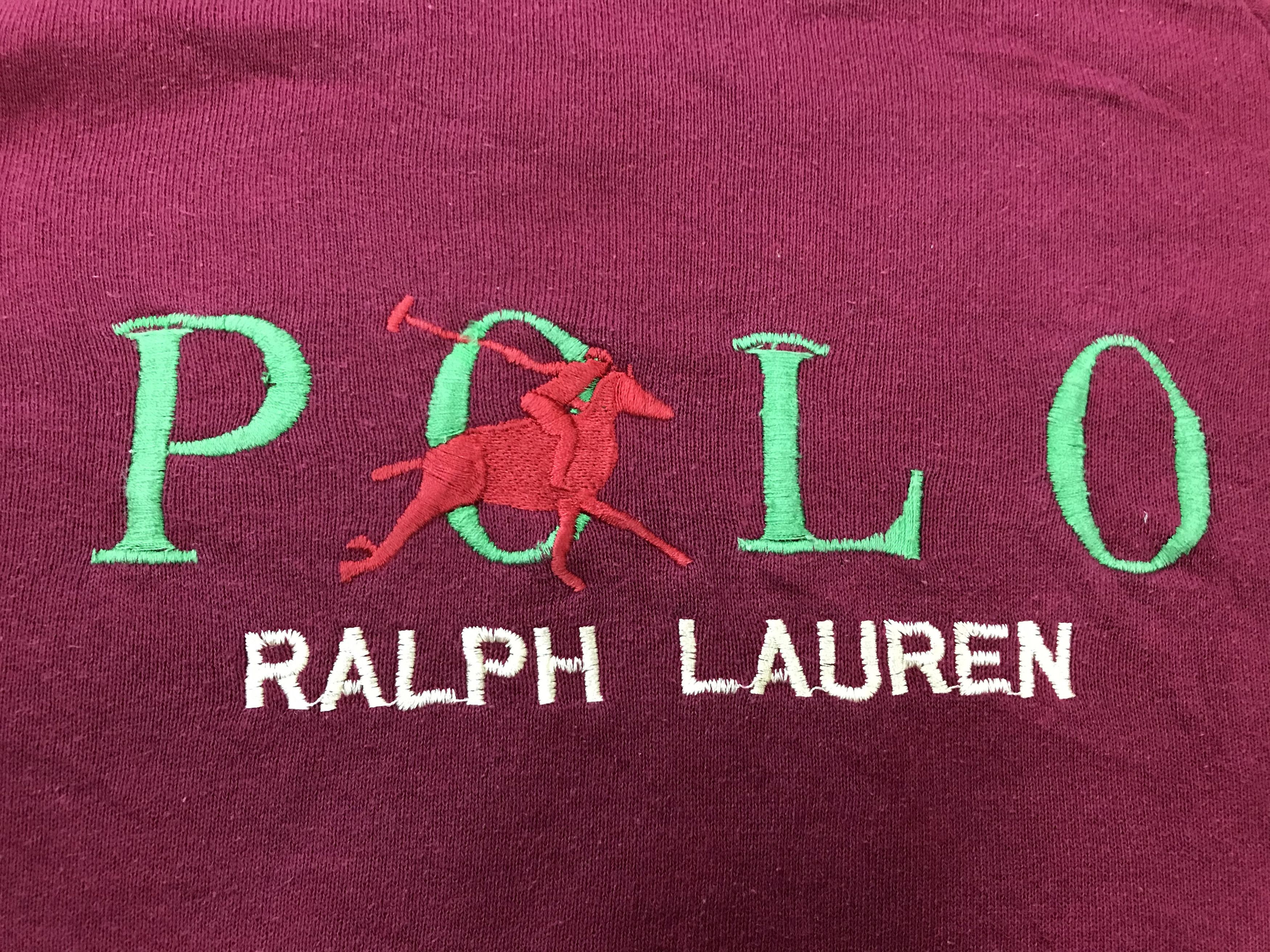 Fruit Of The Loom × Polo Ralph Lauren × Vintage Vintage Polo Ralph Lauren by Fruit Of The Loom Tag Size US L / EU 52-54 / 3 - 2 Thumbnail