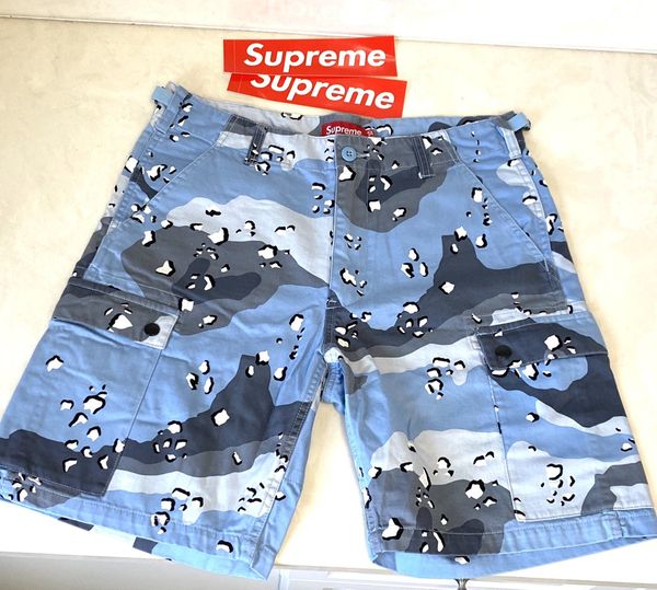 Supreme Supreme Cargo Short Blue Chocolate Chip Camo | Grailed