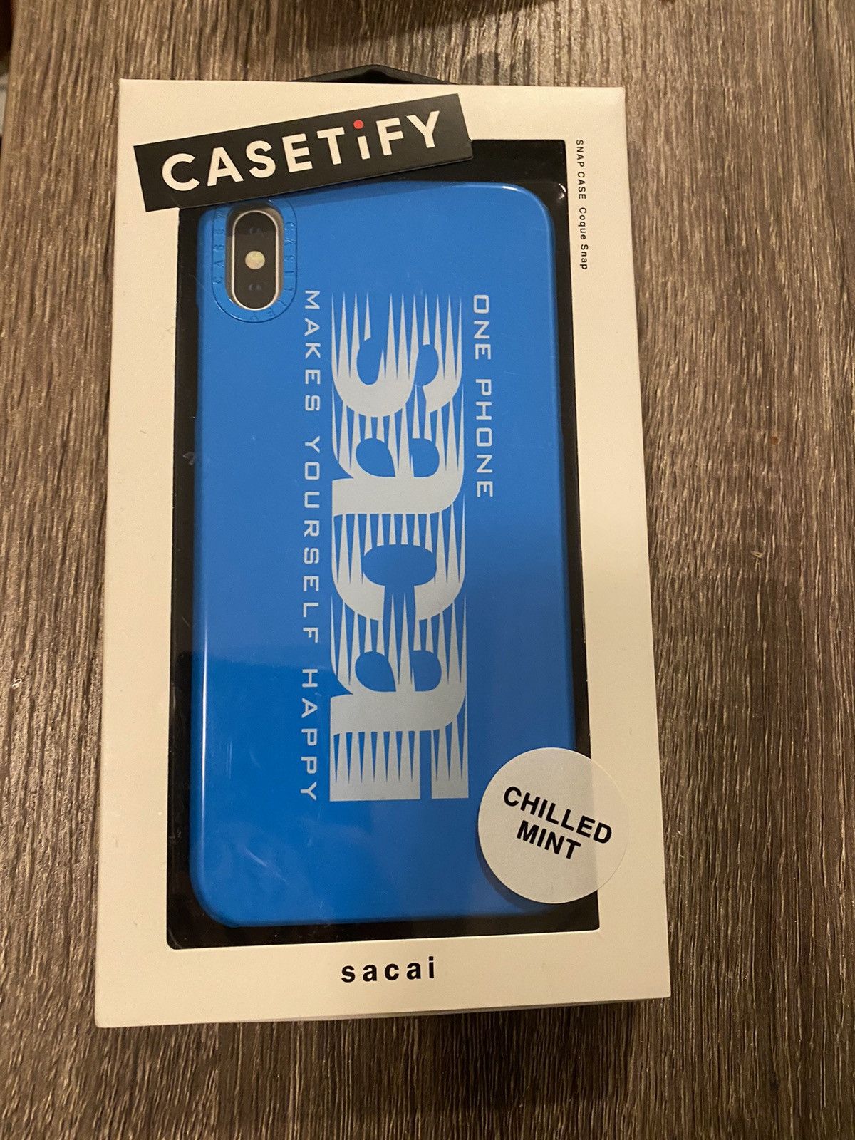 Limited edition Sacai iPhone XS Max case by Casetify