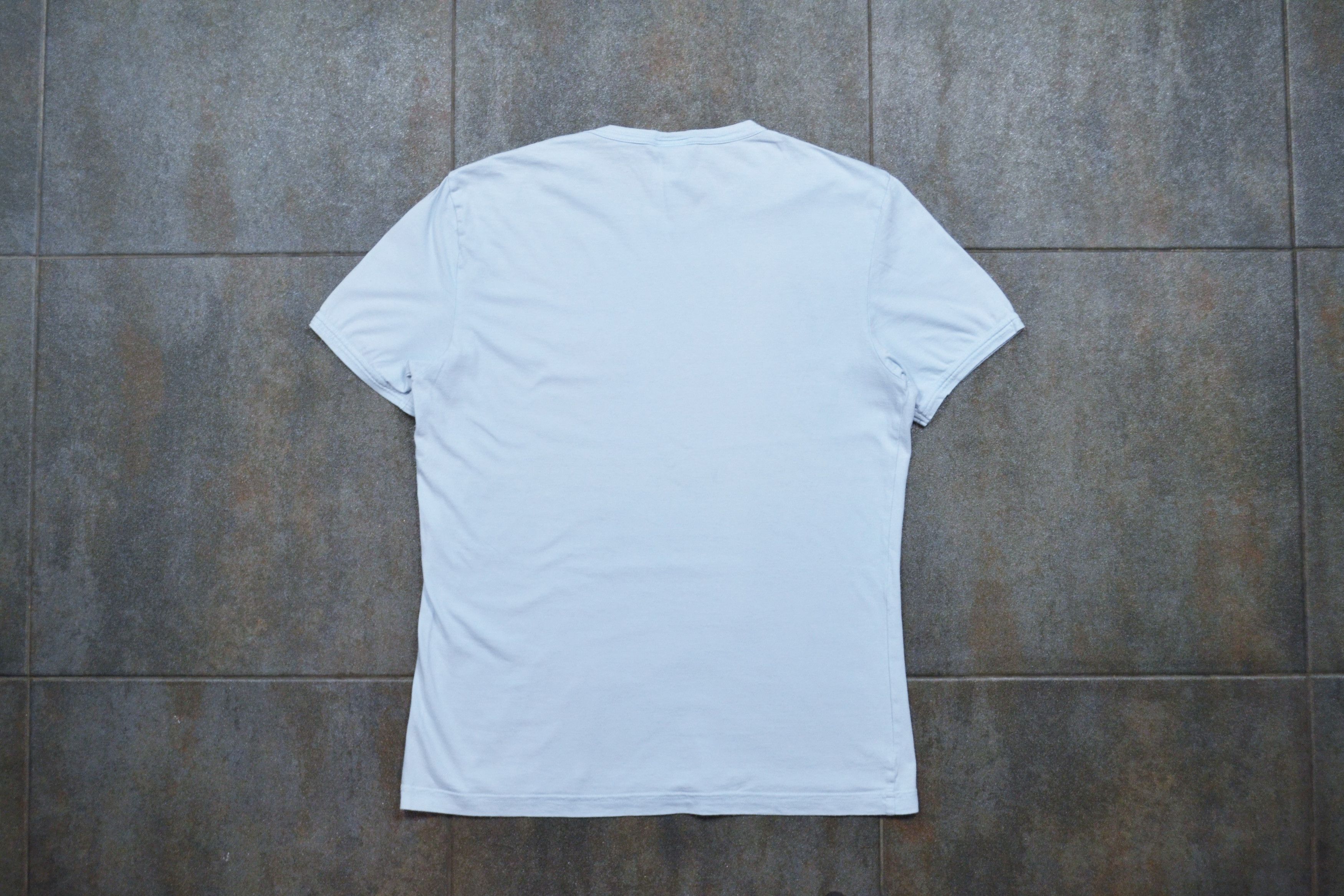 Dolce & Gabbana × Vintage Vintage Dolce & Gabbana Big Logo Embroidered Ringer T-Shirt Size US M / EU 48-50 / 2 - 9 Thumbnail