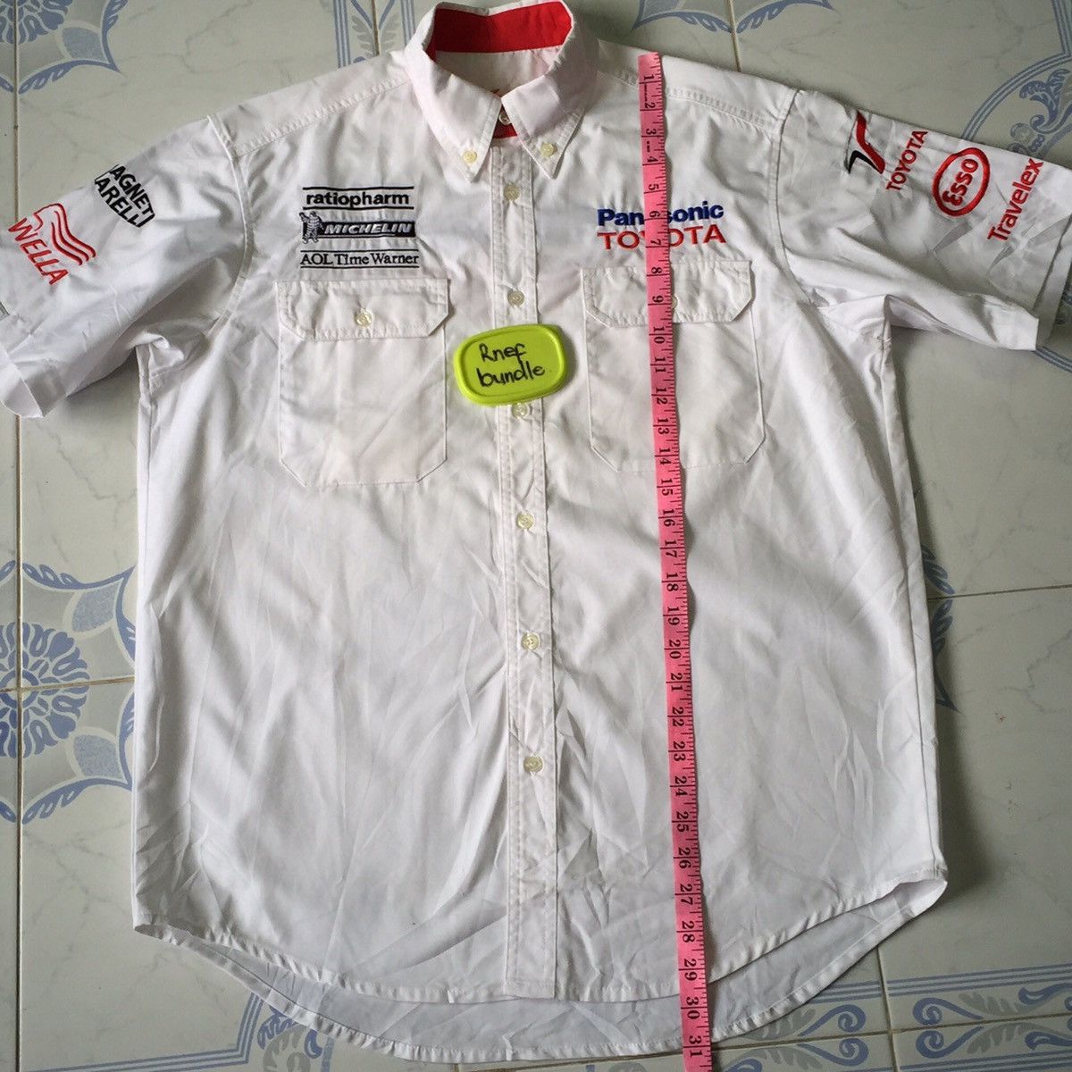 Japanese Brand Toyota panasonic michelin magnet marelli button up shirt Size US M / EU 48-50 / 2 - 8 Thumbnail