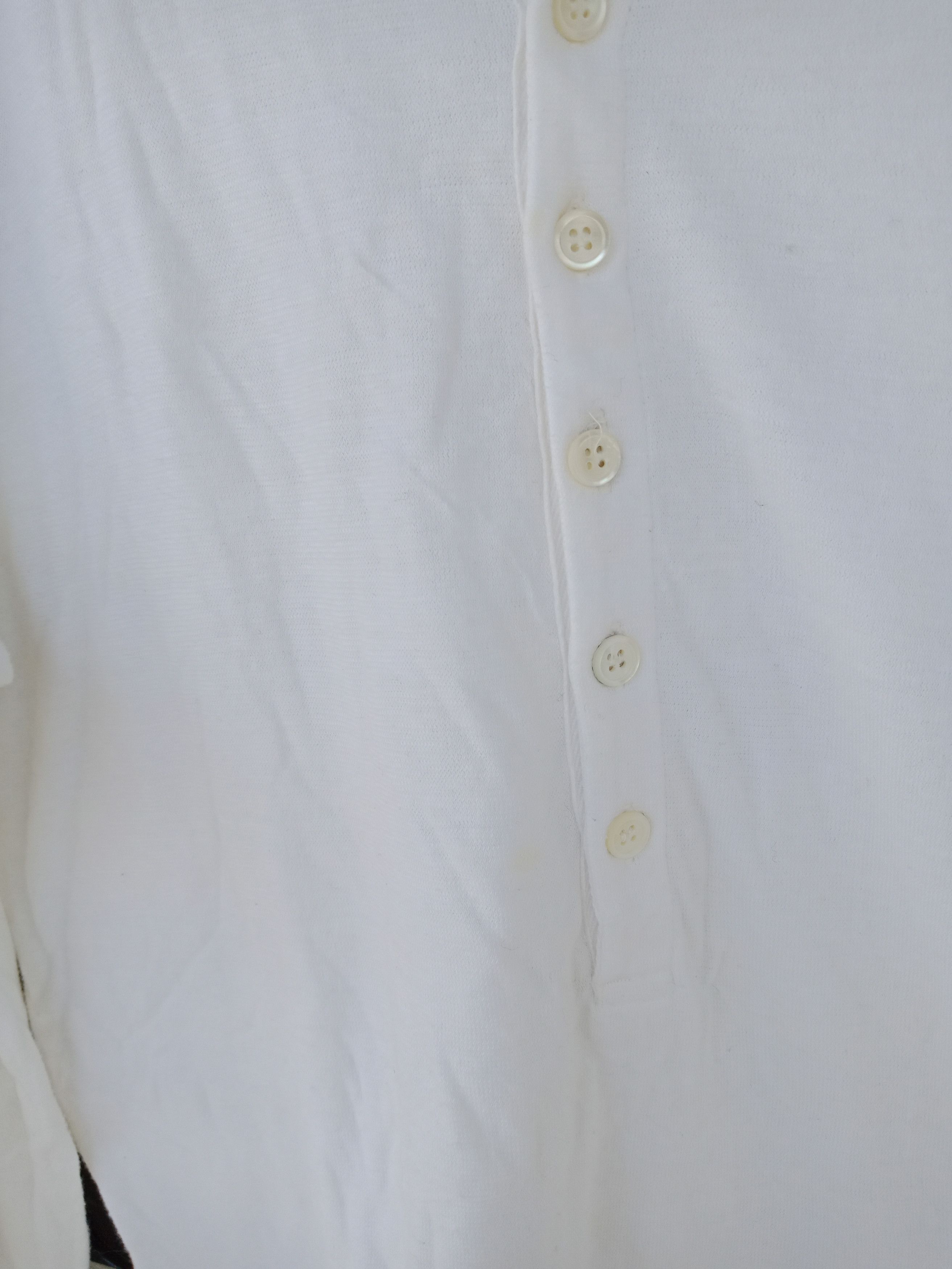 Issey Miyake × Japanese Brand Issey Miyake Legendary Japanese Designer Half Buttons LS Size US M / EU 48-50 / 2 - 5 Thumbnail