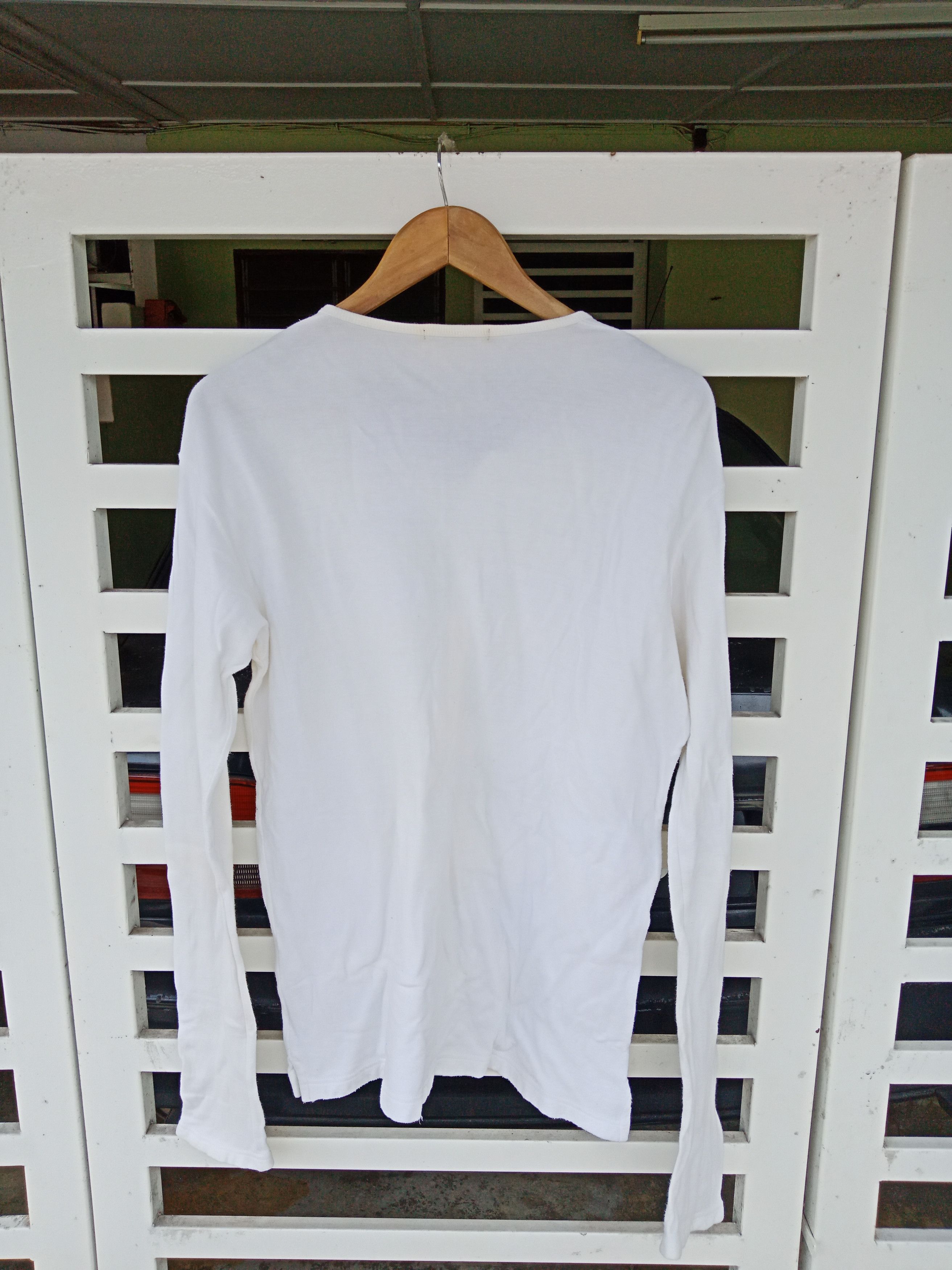 Issey Miyake × Japanese Brand Issey Miyake Legendary Japanese Designer Half Buttons LS Size US M / EU 48-50 / 2 - 2 Thumbnail