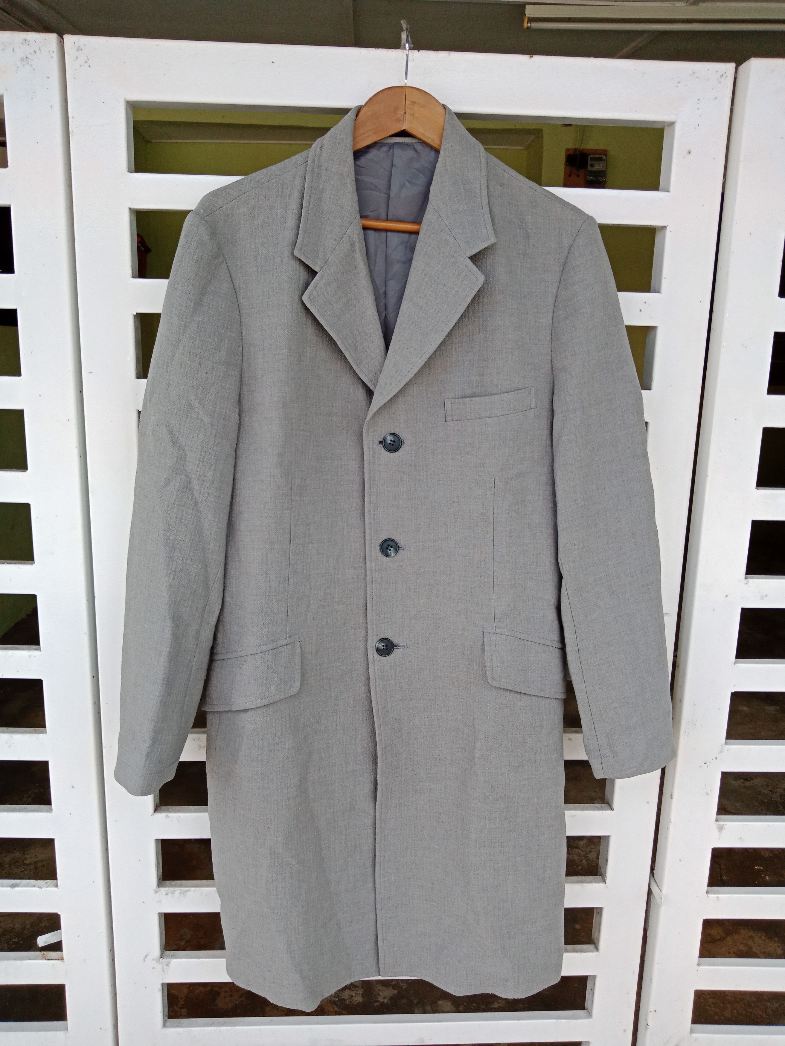 Yohji Yamamoto A.A.R Durban Single Breasted Coat