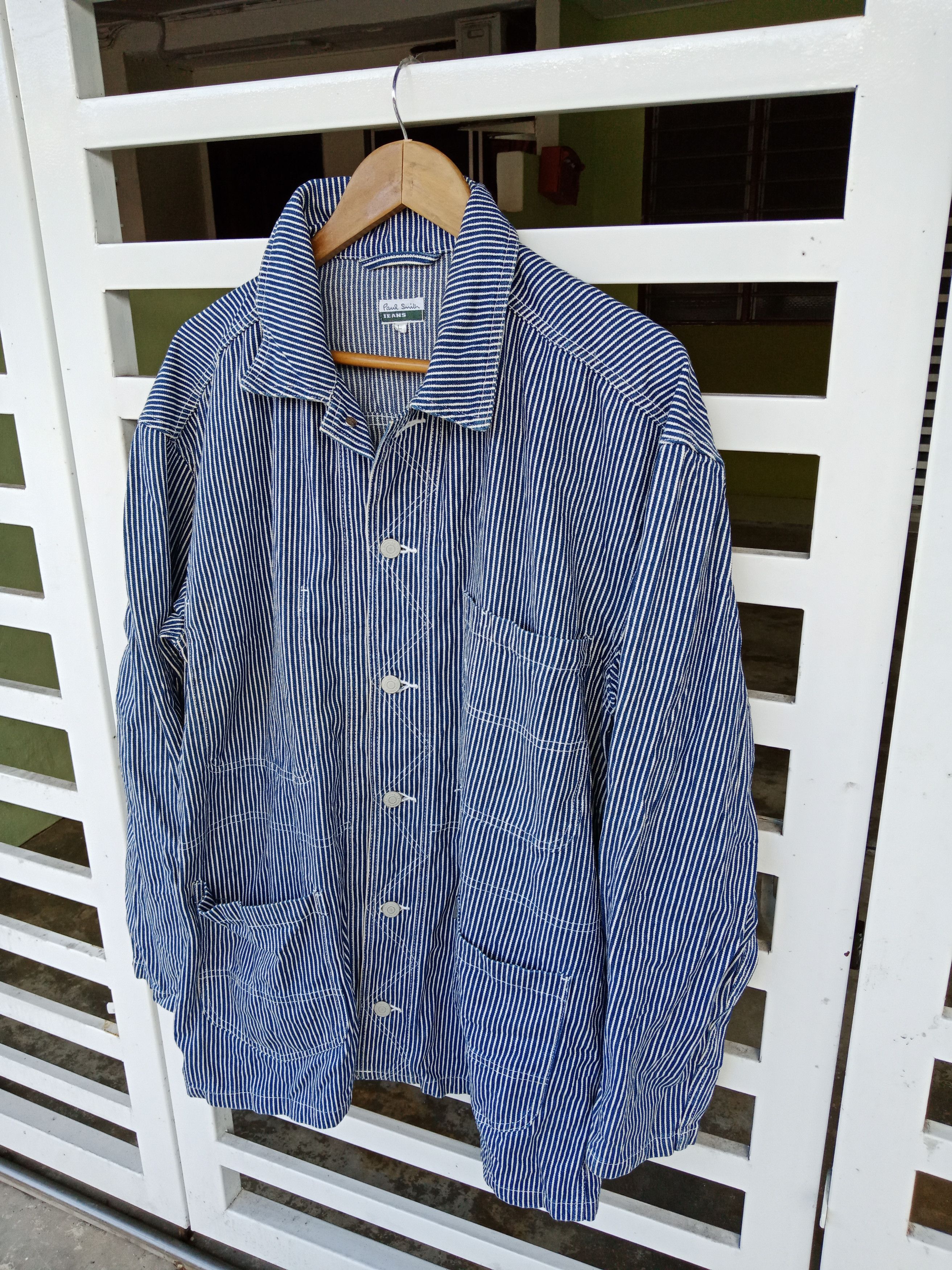 Paul Smith Paul Smith Hickory Workwear Jacket Size US L / EU 52-54 / 3 - 3 Thumbnail