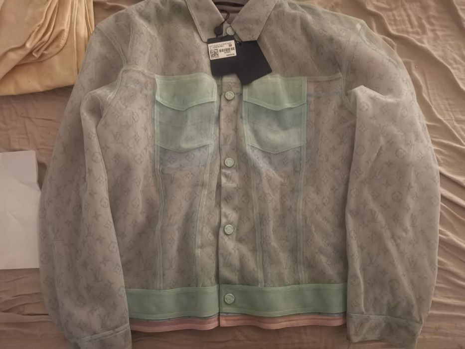 Louis Vuitton 2020 Layered Tulle Denim Jacket - Green Outerwear, Clothing -  LOU690876