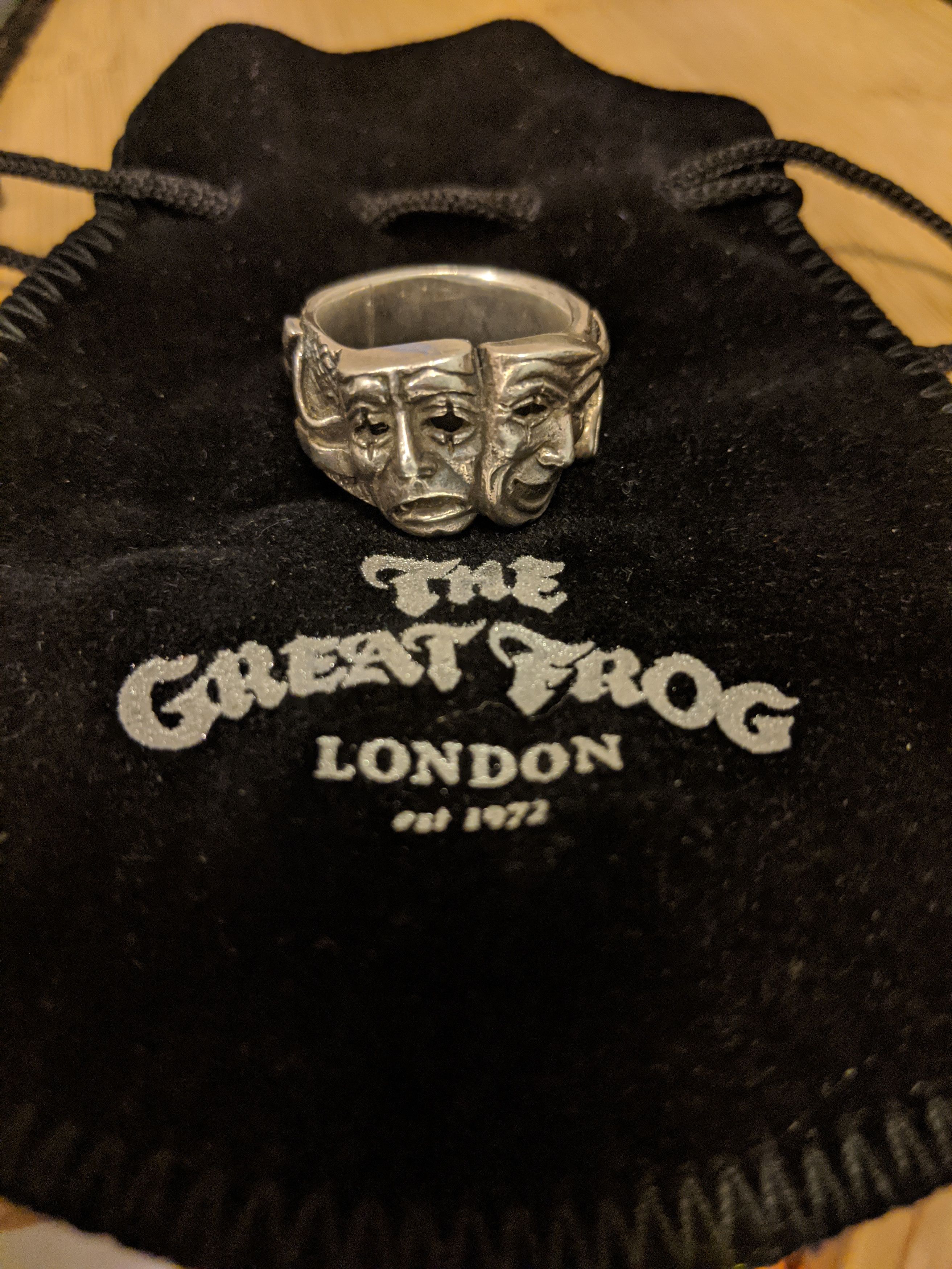 アクセサリー The Great Frog Laugh Now Cry letter ring Laugh Now, Cry Later Ring - The Great Frog London - USA