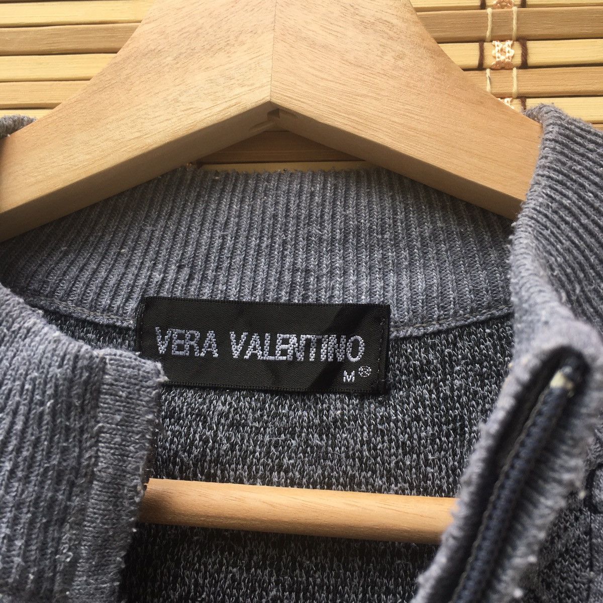 Designer × Valentino Vera Valentino Half Zipper Sweater Knit Size US M / EU 48-50 / 2 - 6 Thumbnail