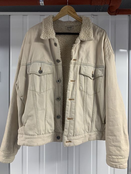 Classic sherpa jean jacket on sale yeezy